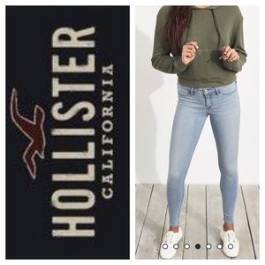 Juniors Sz 5 Hollister Co Stretch Low Rise Jegging
